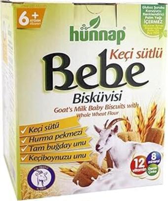 Hünnap Hunnap Bebe Bisküvisi 400 Gr Keçi Sütlü