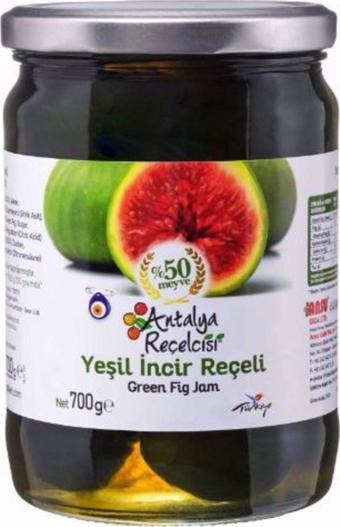 Antalya Reçelcisi Yeşil Incir Reçeli 700G Klasik Seri