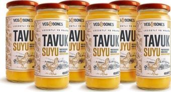Veg&Bones Tavuk Suyu 480Mlx6 Adet