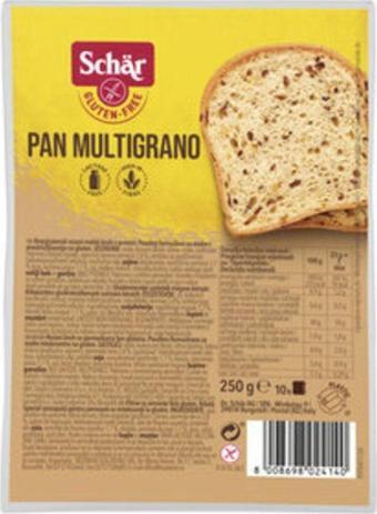 Schar Pan Multigrano Glutensiz Ekmek 250G ( 3 Adet )