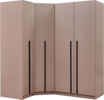 Tutku Yatak Corner 3 Çekmeceli 200 Cm Köşe Dolap / Gardrop