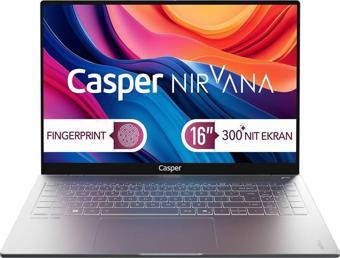 Nirvana S100 16" 300NIT Core i7-13620H 16GB DDR5 RAM 250GB SSD Dos Laptop S1001362-BU00X-G-F
