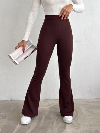 Winmoda İspanyol Paça Pantolon / Likralı İspanyol Pantolon