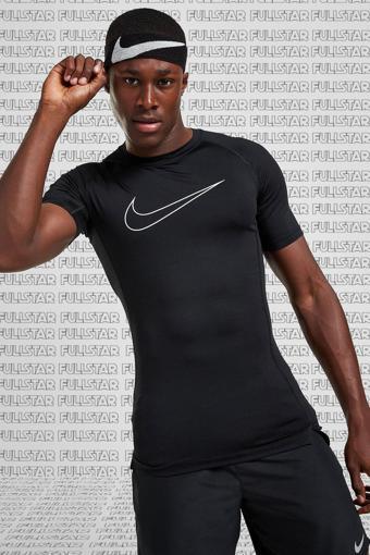 Nike Pro Dri Fit Tight Fit Short Sleeve Top Slim Fit Erkek Body Tişört Siyah