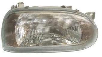 1992-1998 Volkswagen Golf 3 Far Lambası Sağ Elektrikli-Manuel-Sissiz-Çizgili Cam (H4) (Famella) (Ade