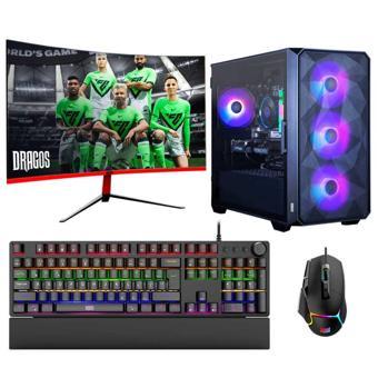 Dragos DRx6746 i5 11400F 16GB DDR4 1TB SSD 8GB RTX4060 27 inç Curved Monitör Oyun Hazır Sistem