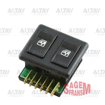 Cam Açma Düğmesi Doğan L / Uno (Çiftli) Sol (Oem No:181449680)