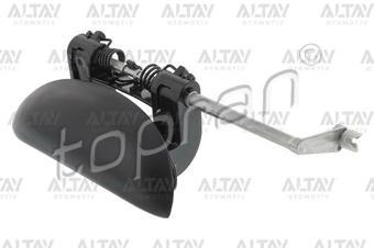 Kapı Kolu 206 1996-2008 Ön Kapı Kolu Siyah  Sol (Oem No:9101L2)