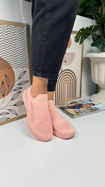 Allyup Günlük Unisex Sneaker Slip-On Nefes Alabilen Hafif Yürüyüş Bağcıksız Esnek Spor Ayakkabı 041F