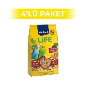 Vitakraft Life Muhabbet Kuşu Yemi 800 Gr 4 Adet