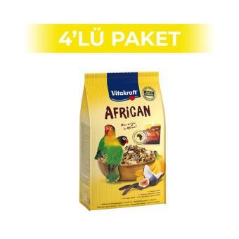 Vitakraft Afrika Cennet, Paraket Yemi 750 Gr 4 Adet