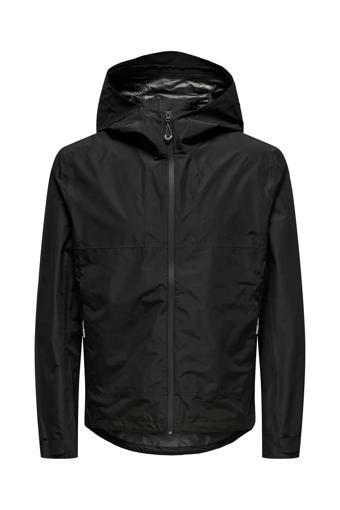 Only & Sons Erkek Onsfınlystorm Kapüşonlu Fermuar Kapamalı Ceket 22034367 Siyah