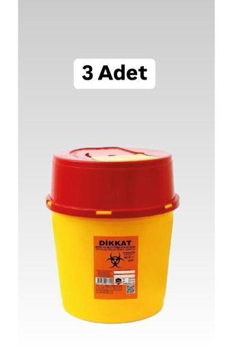 Mck Plus 30 Litre Tıbbı Atık Kovası Çöp Kovası Pedalsız Kesici Ve Delici Atık Kovası