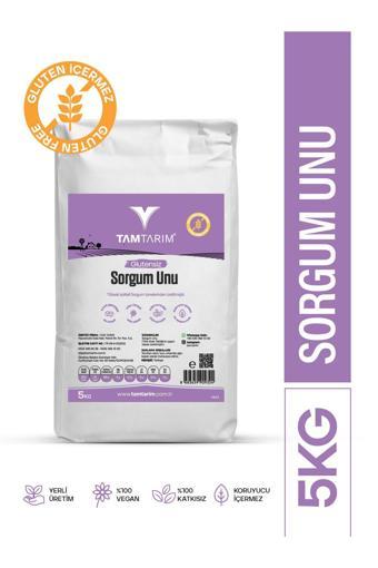 Tam Tarım Glutensiz Sorgum Unu 5 Kg