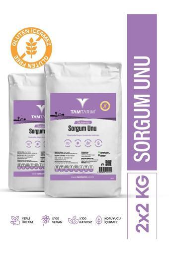 Tam Tarım 2 Adet - Glutensiz Sorgum Unu 2 Kg