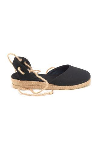 Gerçek Elişi Hasır Jüt Bileğe Bağlı Ipli Günlük Kadın Espadril Handmade