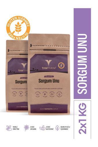 Tam Tarım 2 Adet - Glutensiz Sorgum Unu 1 Kg