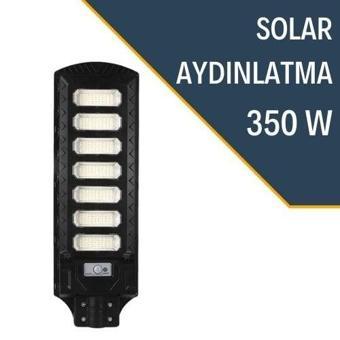 Lexron 350W Solar Sokak Bahçe Aydınlatma