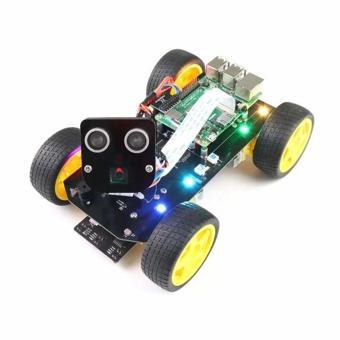 Raspberry Pi 4 B 3 B+ B A+ için Freenove 4WD Akıllı Araç Kiti Ordinary Wheels