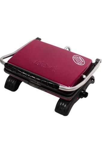 Regron Organik Pik Demir Döküm Kaplamasız Anti Kanserojen Ev Tipi Tost Makinası Dkmx Lila 1800W  Fırça