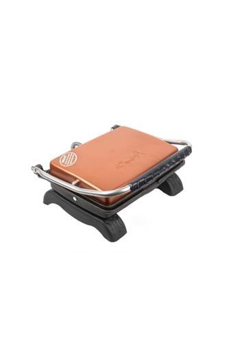 Regron Organik Pik Demir Döküm Kaplamasız& Anti Kanserojen Ev Tipi Tost Makinası Dkmx Rosegold 1800W +Fırça