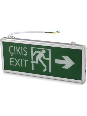 Noas Sol - Sağ Çift Yönlü Acil Çıkış Exit Armatür YLX-1003