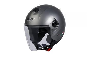 Sway Sw715 Yarım Yazlık Kask Mat Gri