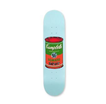 The Skateroom Pop Art Andy Warhol Campbells Soup Red Kaykay Tablo