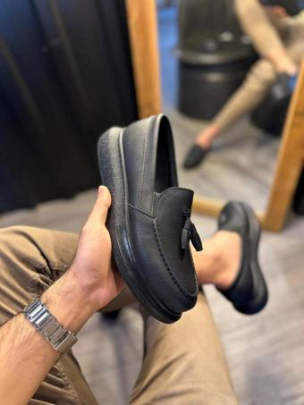 Knack Günlük Spor Klasik Siyah Erkek Ayakkabısı