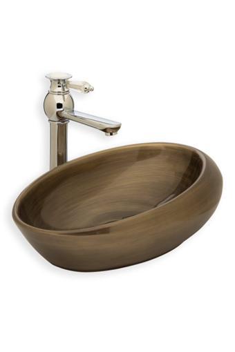 Lena Eva Banyo E-7023 Tezgah Üstü Porselen Lavabo