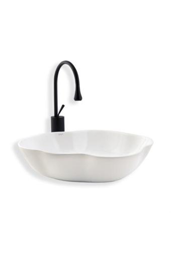 Lena E-4163 Tezgah Üstü Porselen Lavabo