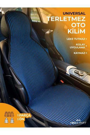 Trend Oto Koltuk Kilimi Tekli Oto Kilim Mavi Universal Kılıf 1 Parça Ön Koltuk İçin