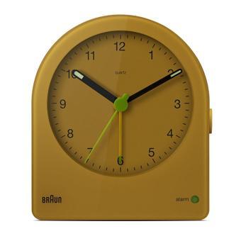 Braun BC22Y Sarı Klasik Analog Alarmlı Masa Saati