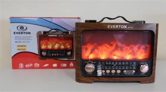 Everton Rt-733 Bluetooth Fm-Usb-Tf-Aux  Şarjlı Nostaljik Radyo