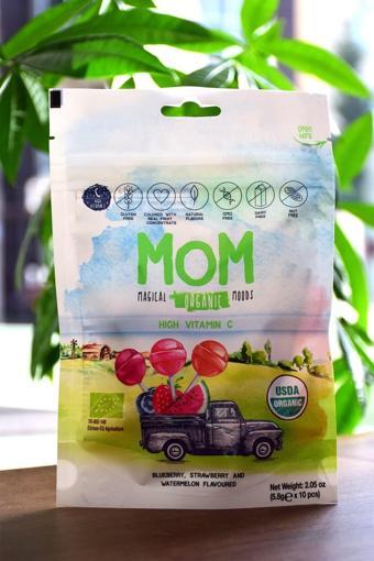 Mom Organik Lolipop (Çilek, Karpuz, Yaban Mersini) 1 Paket