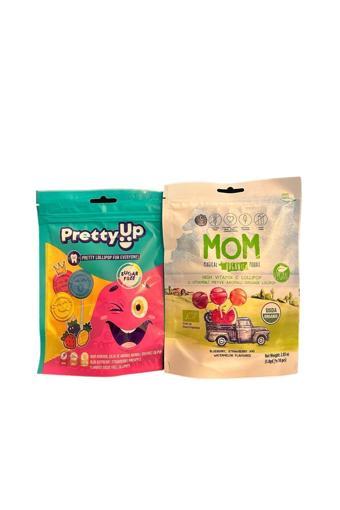 Mom Organik Lolipop Seti 1 Pk Mom Lolipop + 1 Pk Pretty Up Lolipop