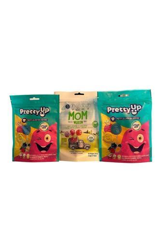 Mom Organik Lolipop Seti 1 Pk Mom Lolipop + 2 Pk Pretty Up Lolipop