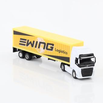 Welly 1:64 Ölçek Metal Kafalı Man Dorseli Tır