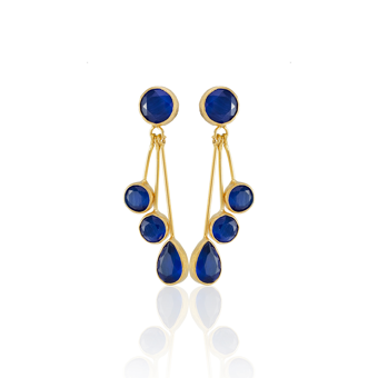 Kadir Jewellery22 Ayar Altın Kaplama Vintage Küpe -El İşçiliği Ve Hipoalerjenik Küpe