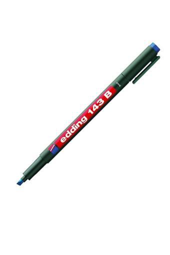 Edding 143B Permanent Asetat Kalemi - Mavi