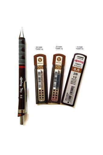 Rotring Tikky Versatil Uçlu Kalem 0.5Mm-3 Kutu Yedek Uç