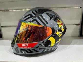 KASK MTS PRO 910 BEE GÜNEŞ GÖZLÜKLÜ GRİ