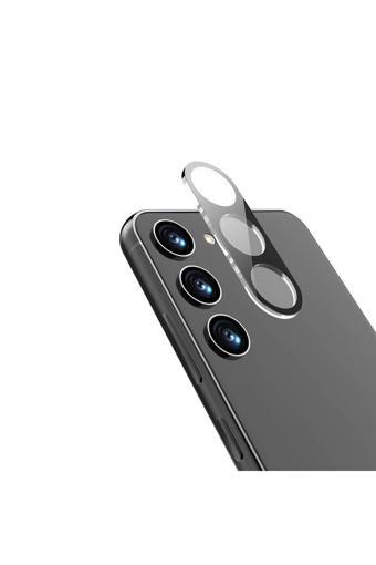 Nsm Tech Galaxy S24 Fe Uyumlu 3D Kamera Camı-Siyah