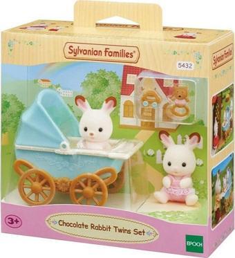 Sylvanian Families Çikolata Kulaklı İkiz Tavşan Bebek 5432