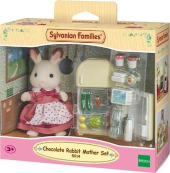 Sylvanian Families Çikolata Kulaklı Tavşan Anne ve Buzdolabı 5014