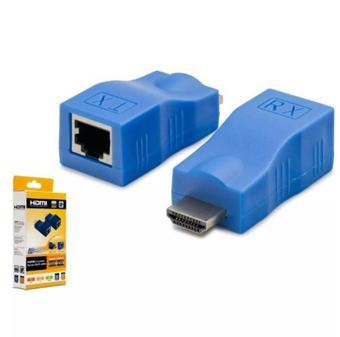 HADRON HDX1274 HDMI EXTENDER 30M MAVİ