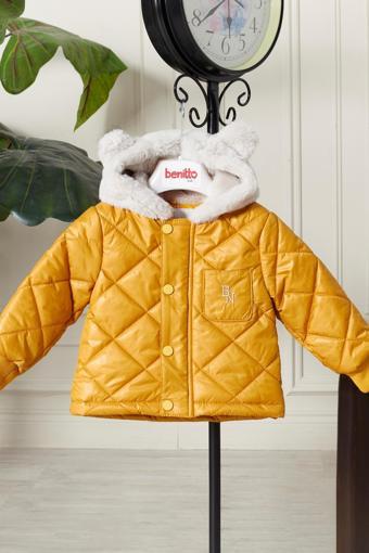 Erkek Bebek Çocuk Kulaklı Kapüşonlu Mont 51323