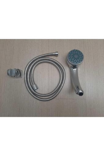 Bir Sürü Eşya Askılı Duş Seti/ Spiral Hortumlu Mafsallı Duş Telefonu Başlığı/Banyo Duşakabin Spiralli Duş Başlığı