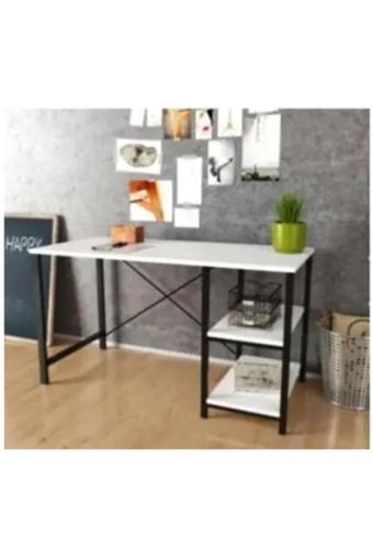 Mavera Home 120 Cm Metal Çalışma Masası Ofis Bilgisayar Laptop Masası 120 Beyaz 73 Cm 60 Cm Metal 