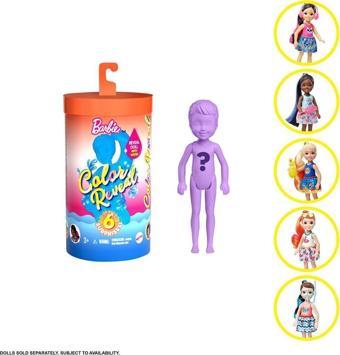 Barbie Color Reveal - Renk Değiştiren Sürpriz  Chelsea Bebekler S2 GTP52